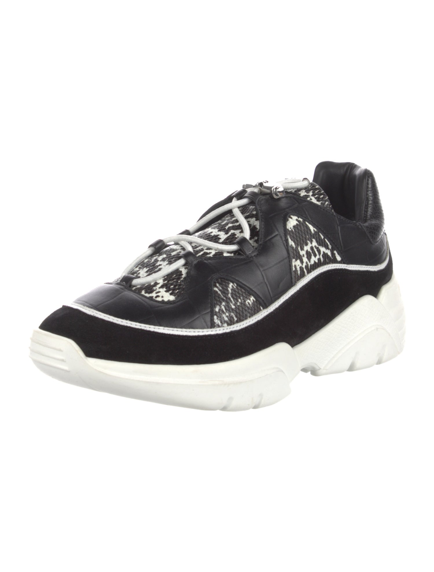 Longchamp Leather Chunky Sneakers