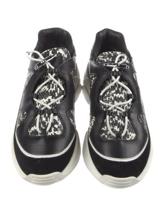 Longchamp Leather Chunky Sneakers