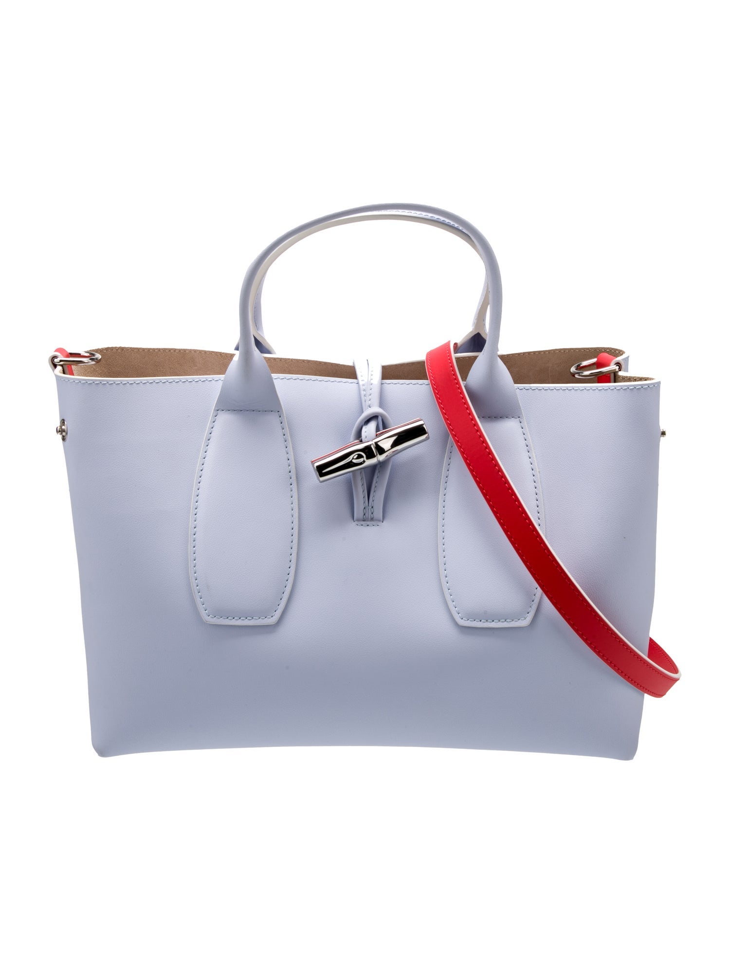 Longchamp Leather Top Handle Bag