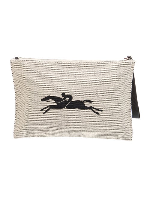 Longchamp Canvas Clutch