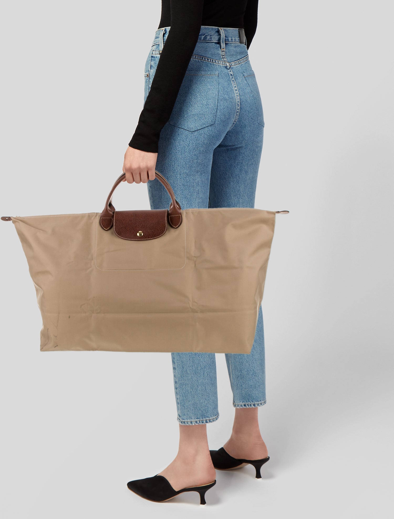 Longchamp Nylon Weekender Bag