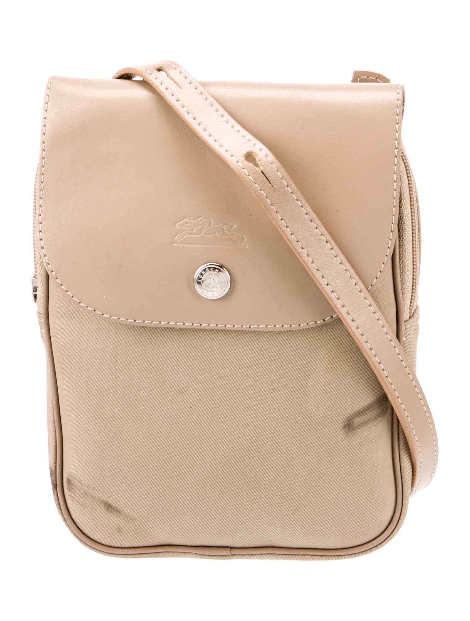 Longchamp Canvas Crossbody Bag