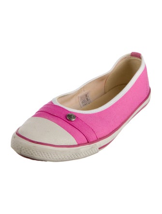 Longchamp Canvas Flats
