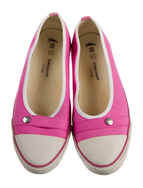 Longchamp Canvas Flats