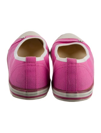 Longchamp Canvas Flats