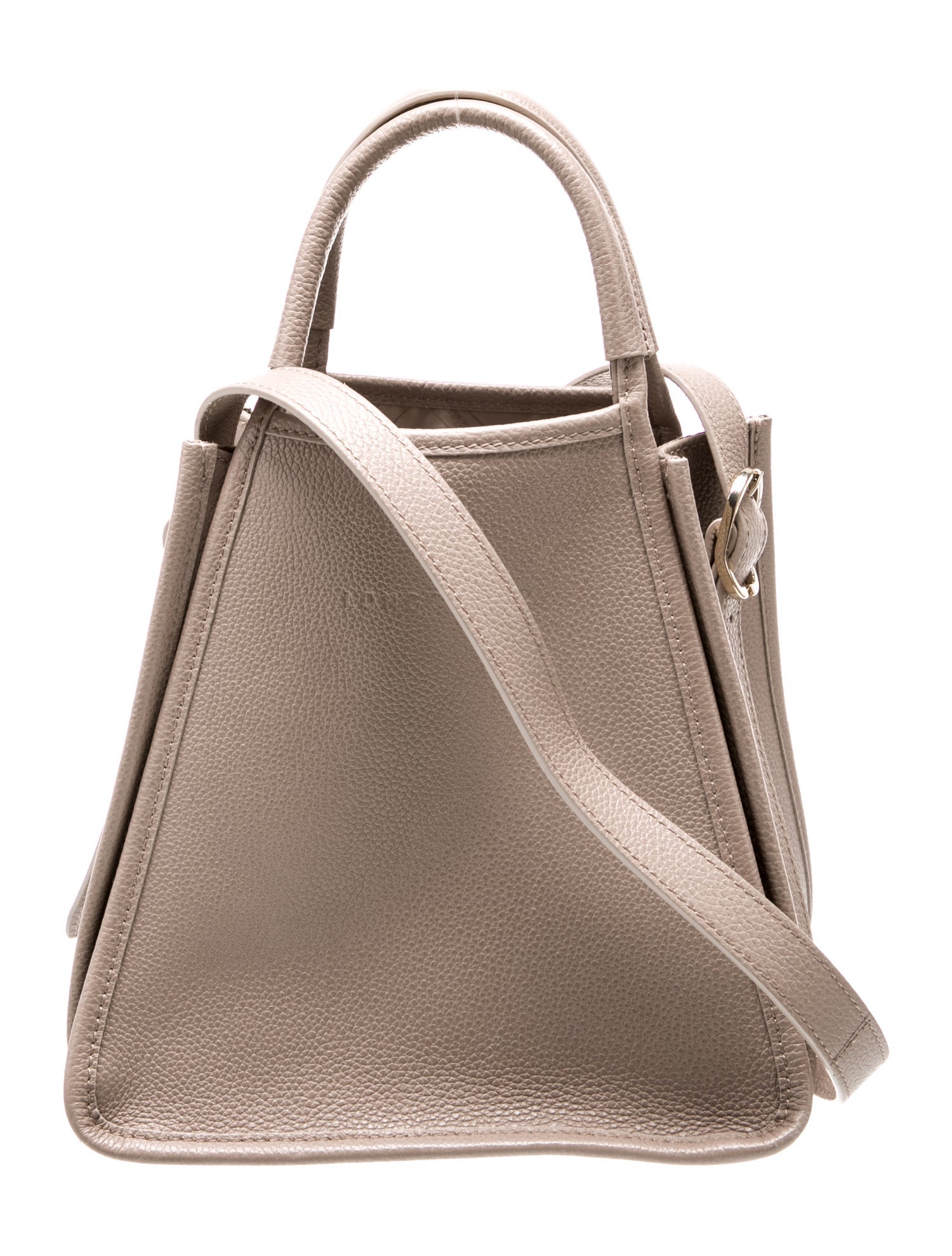Longchamp Leather Top Handle Bag