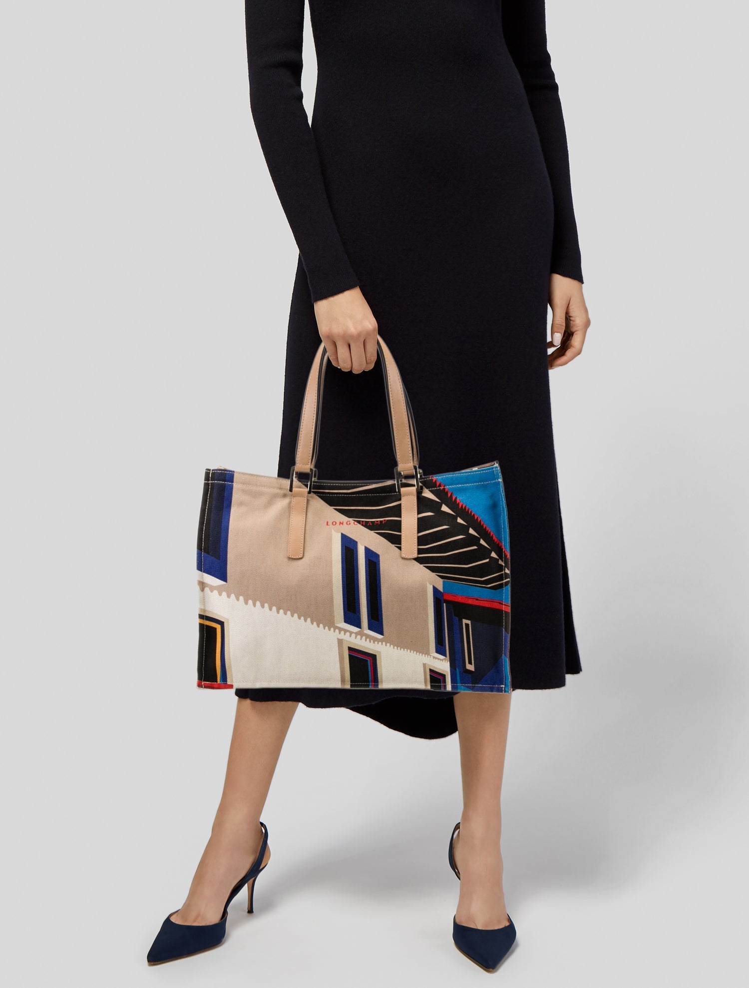 Longchamp Canvas Tote