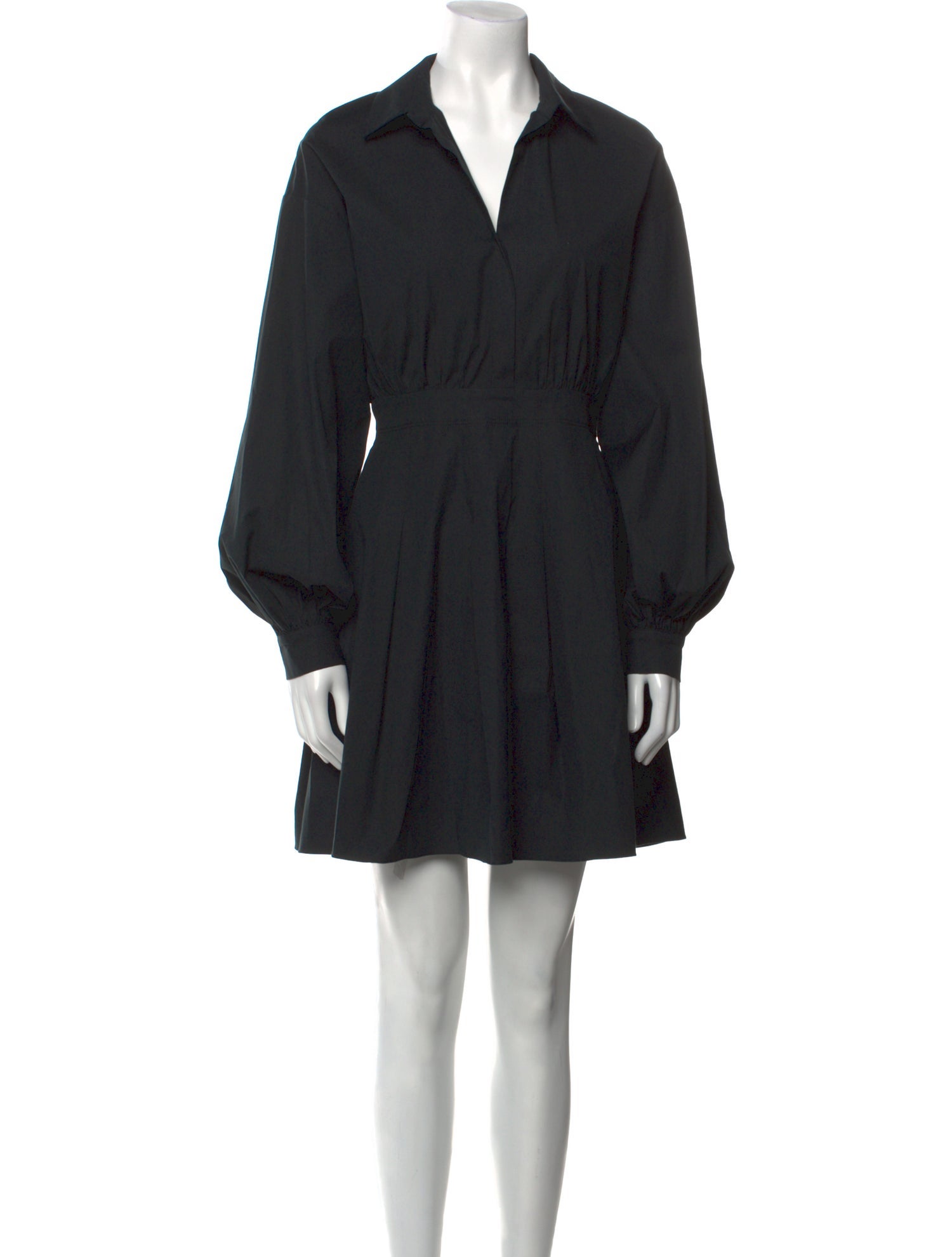 Longchamp V-Neck Mini Dress