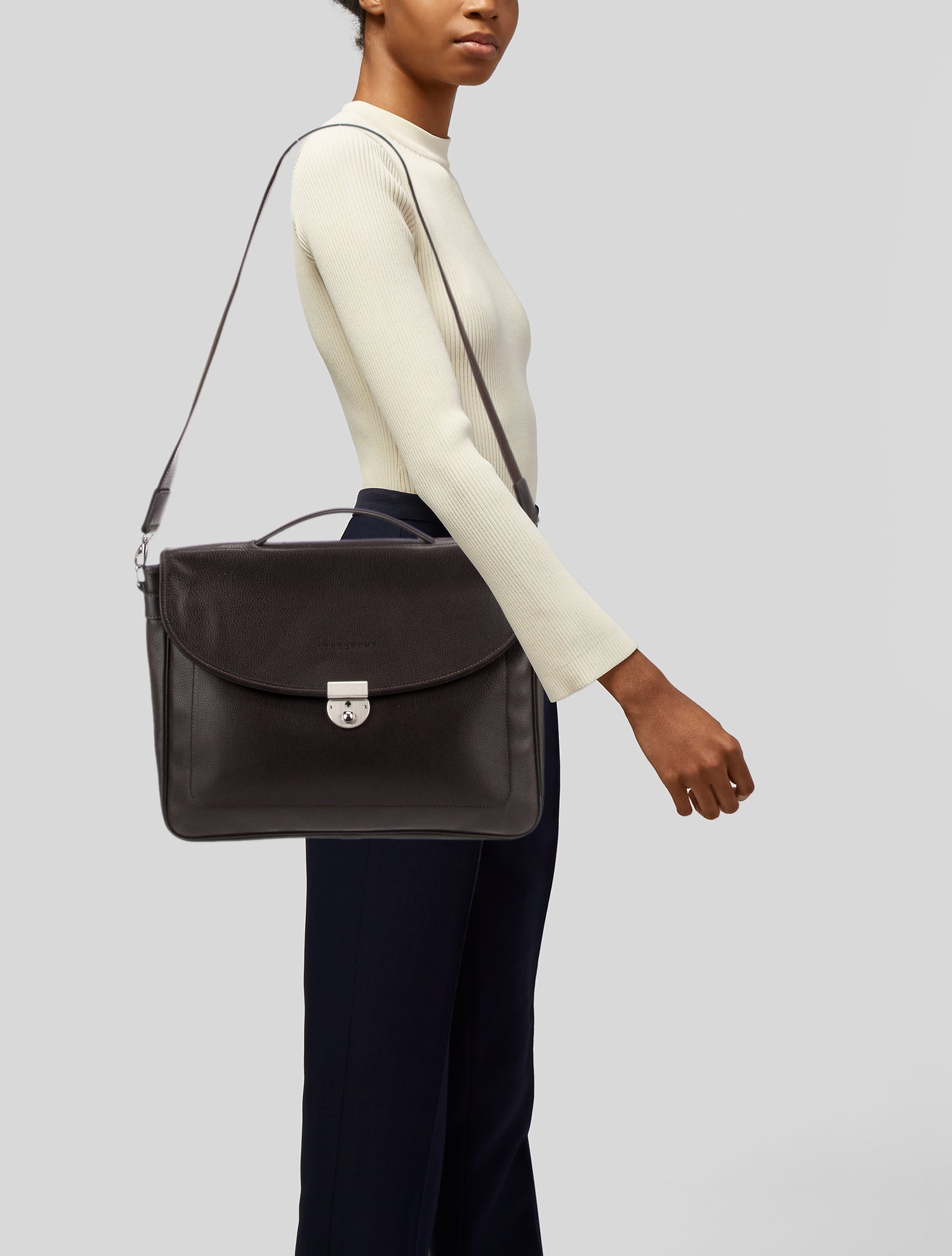 Longchamp Leather Briefcase