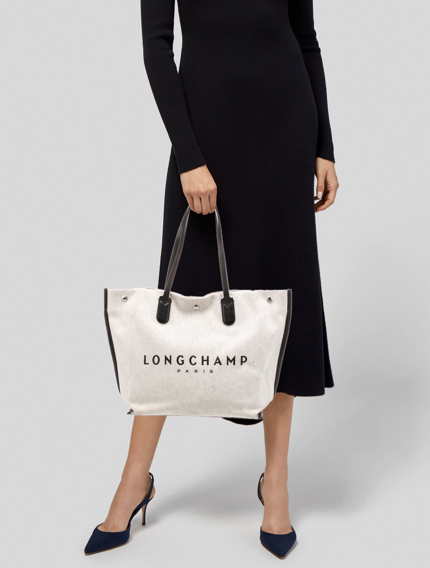 Longchamp Canvas Tote