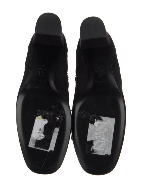 Longchamp Suede Lace-Up Boots