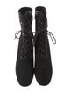 Longchamp Suede Lace-Up Boots