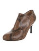 Longchamp Leather Animal Print Boots