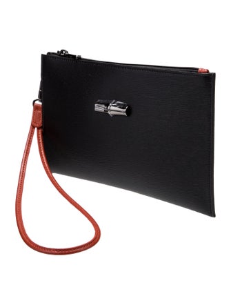 Longchamp Leather Clutch
