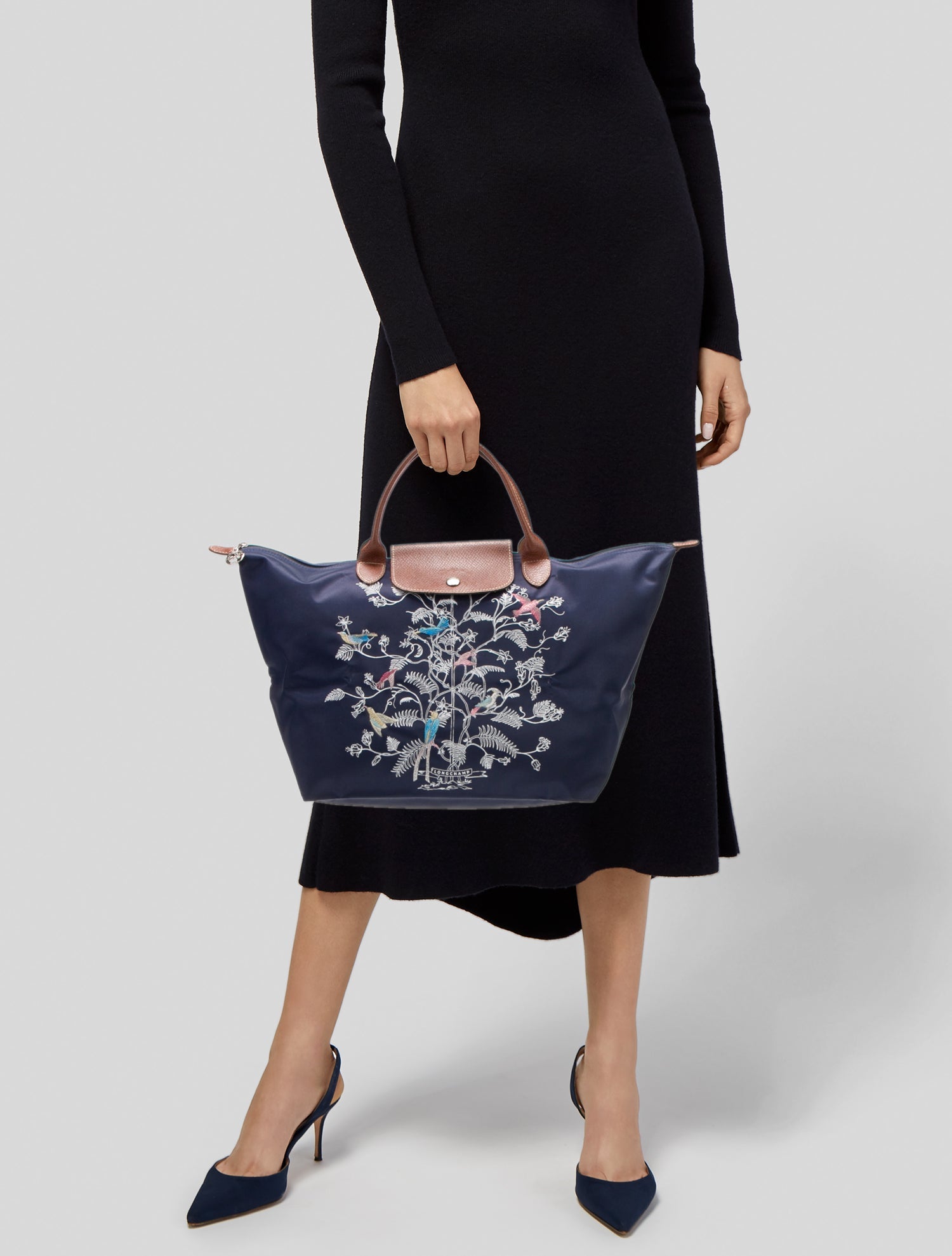 Longchamp Nylon Weekender Bag