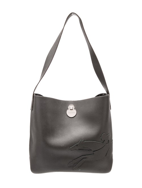 Longchamp Leather Bucket Bag