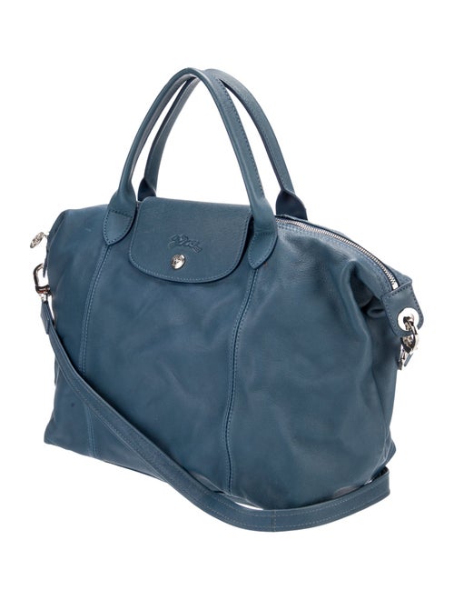 Longchamp Leather Top Handle Bag