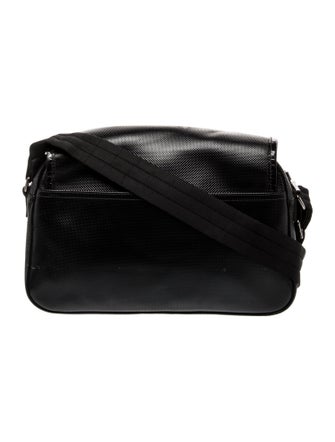 Longchamp Patent Leather Messenger Bag