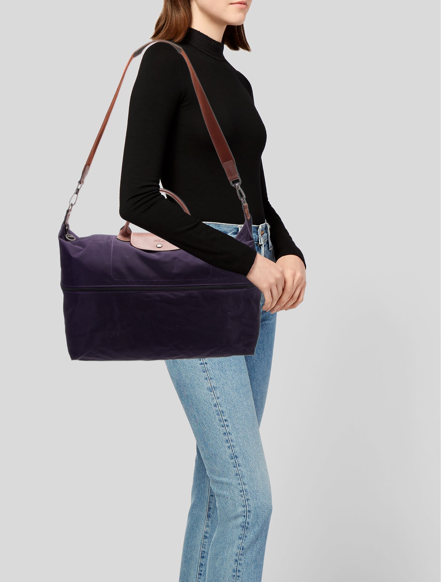 Longchamp Nylon Weekender Bag