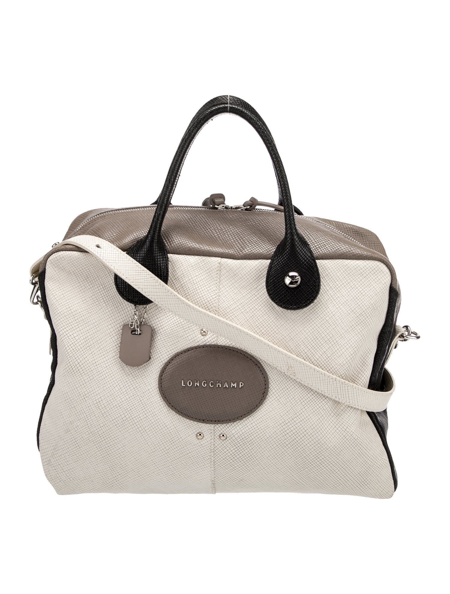 Longchamp Leather Top Handle Bag