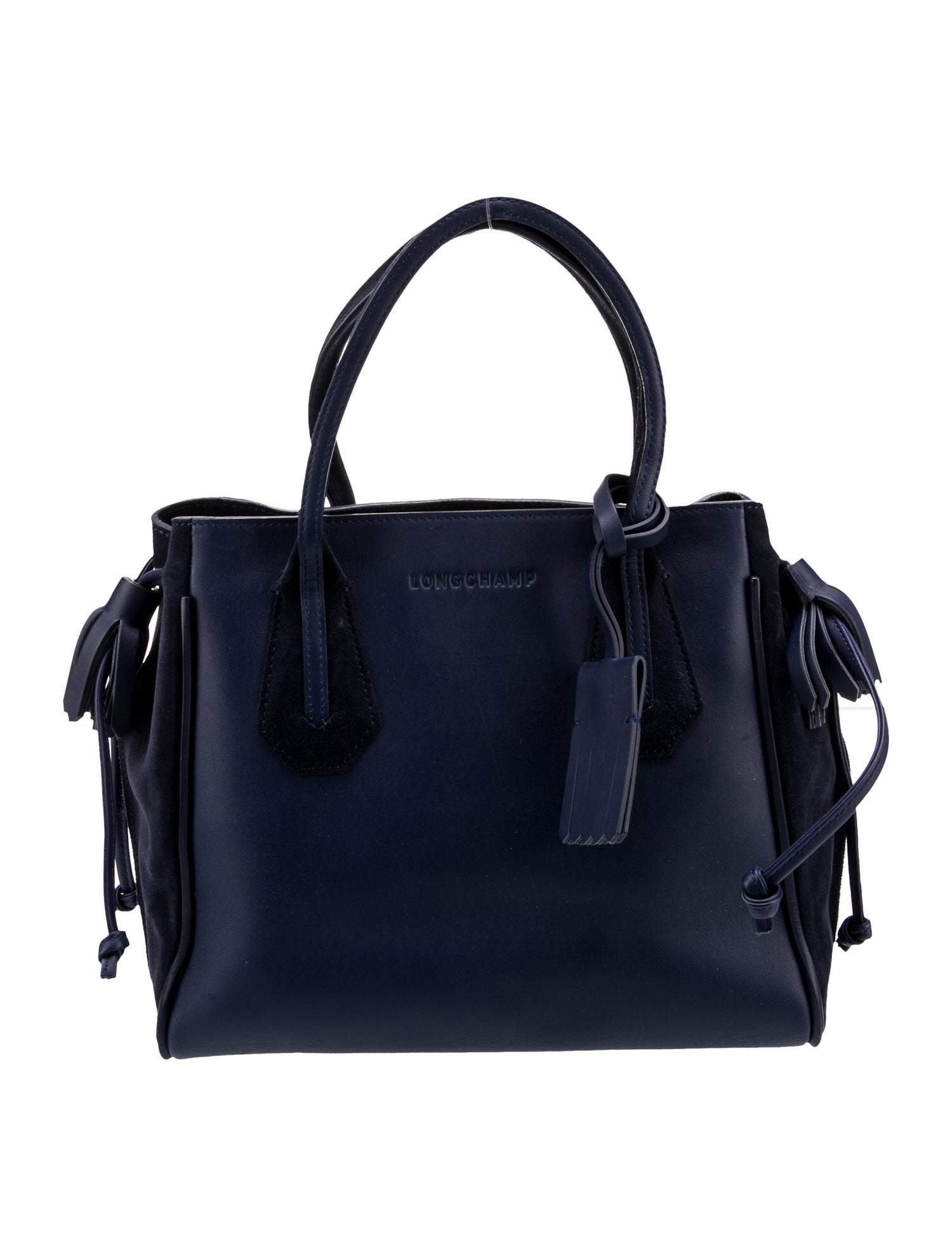 Longchamp Leather Top Handle Bag