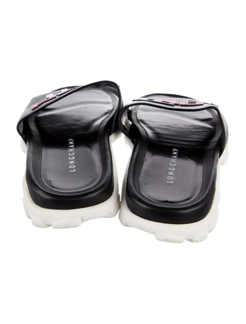 Longchamp Leather Slides
