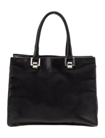 Longchamp Leather Top Handle Bag