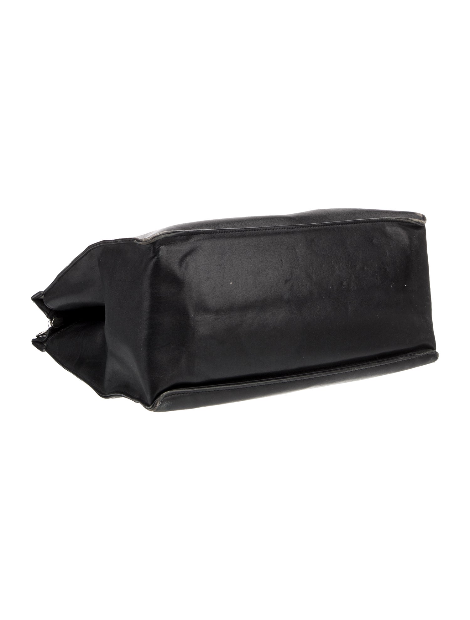 Longchamp Leather Top Handle Bag