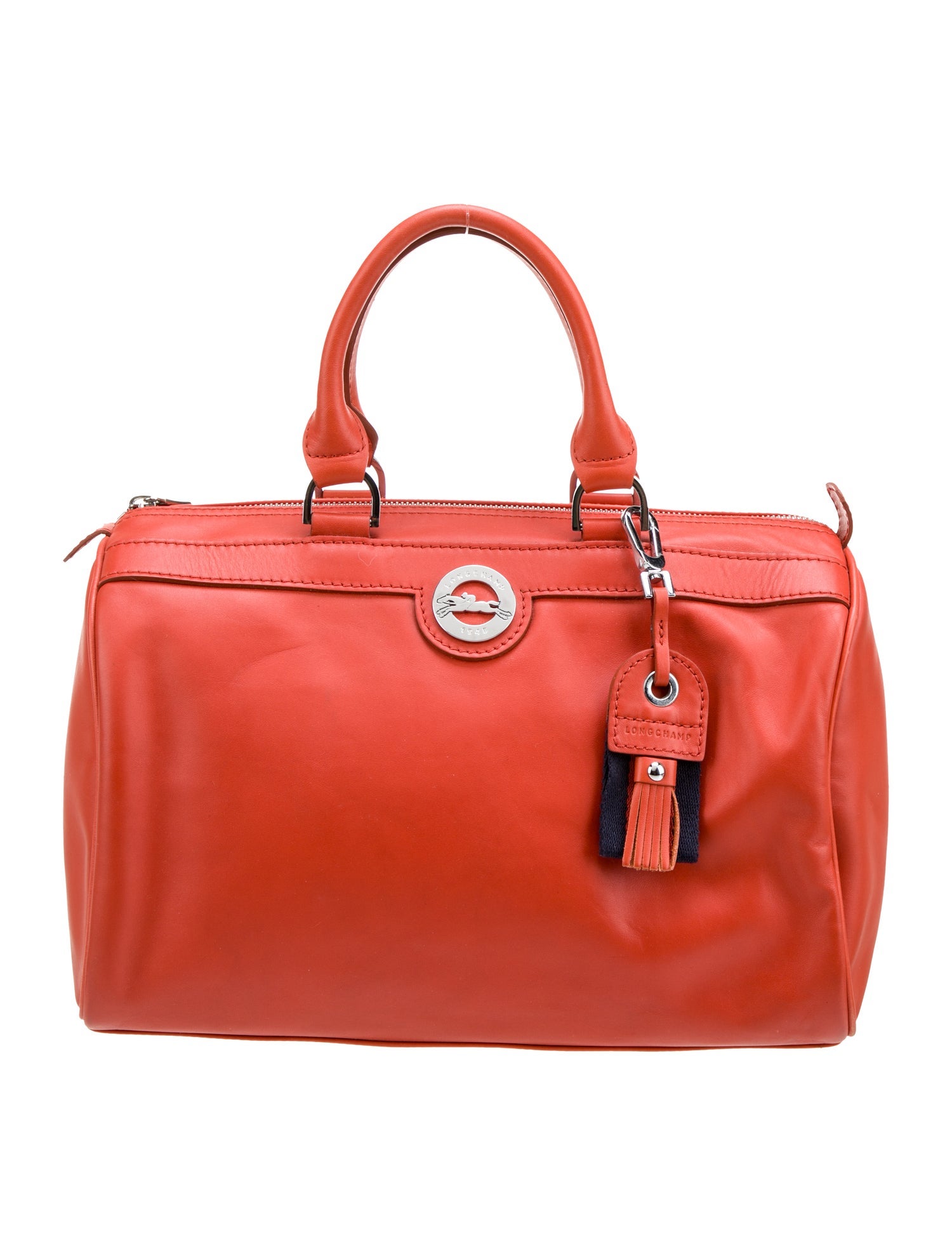 Longchamp Leather Top Handle Bag