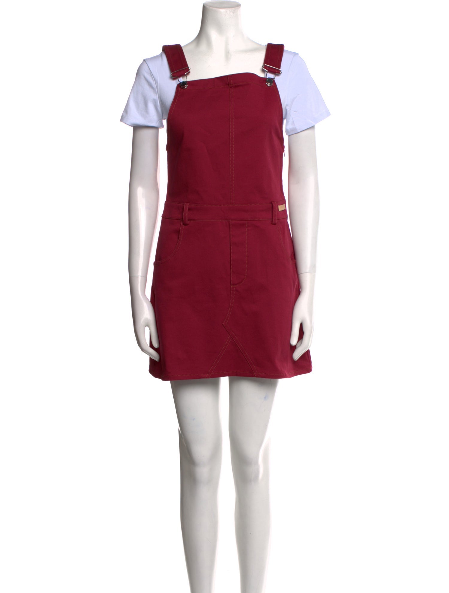 Longchamp Square Neckline Mini Dress