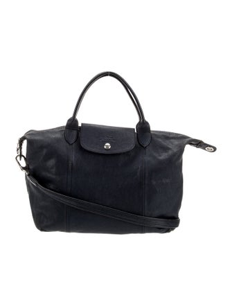 Longchamp Leather Top Handle Bag