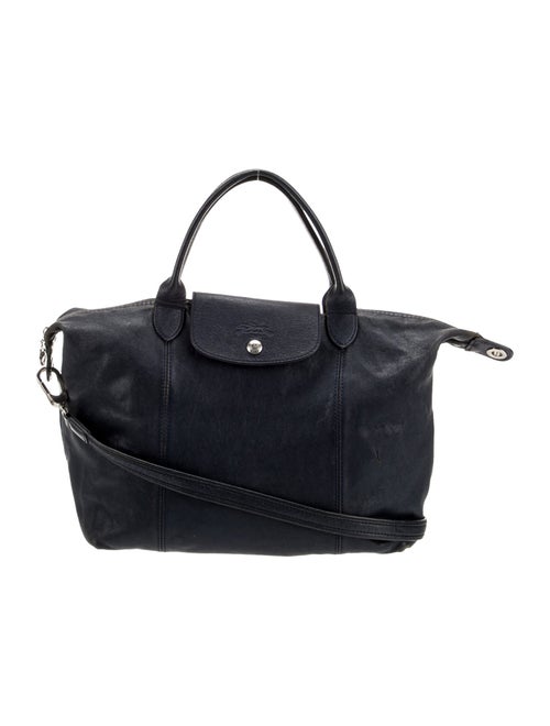 Longchamp Leather Top Handle Bag
