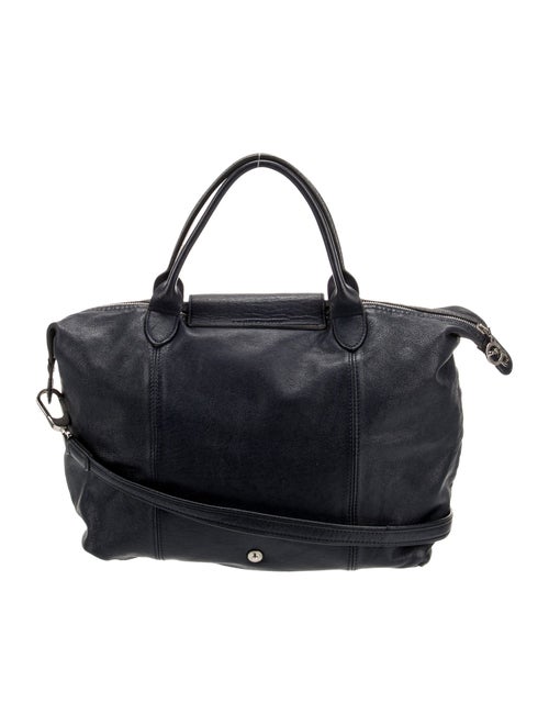 Longchamp Leather Top Handle Bag