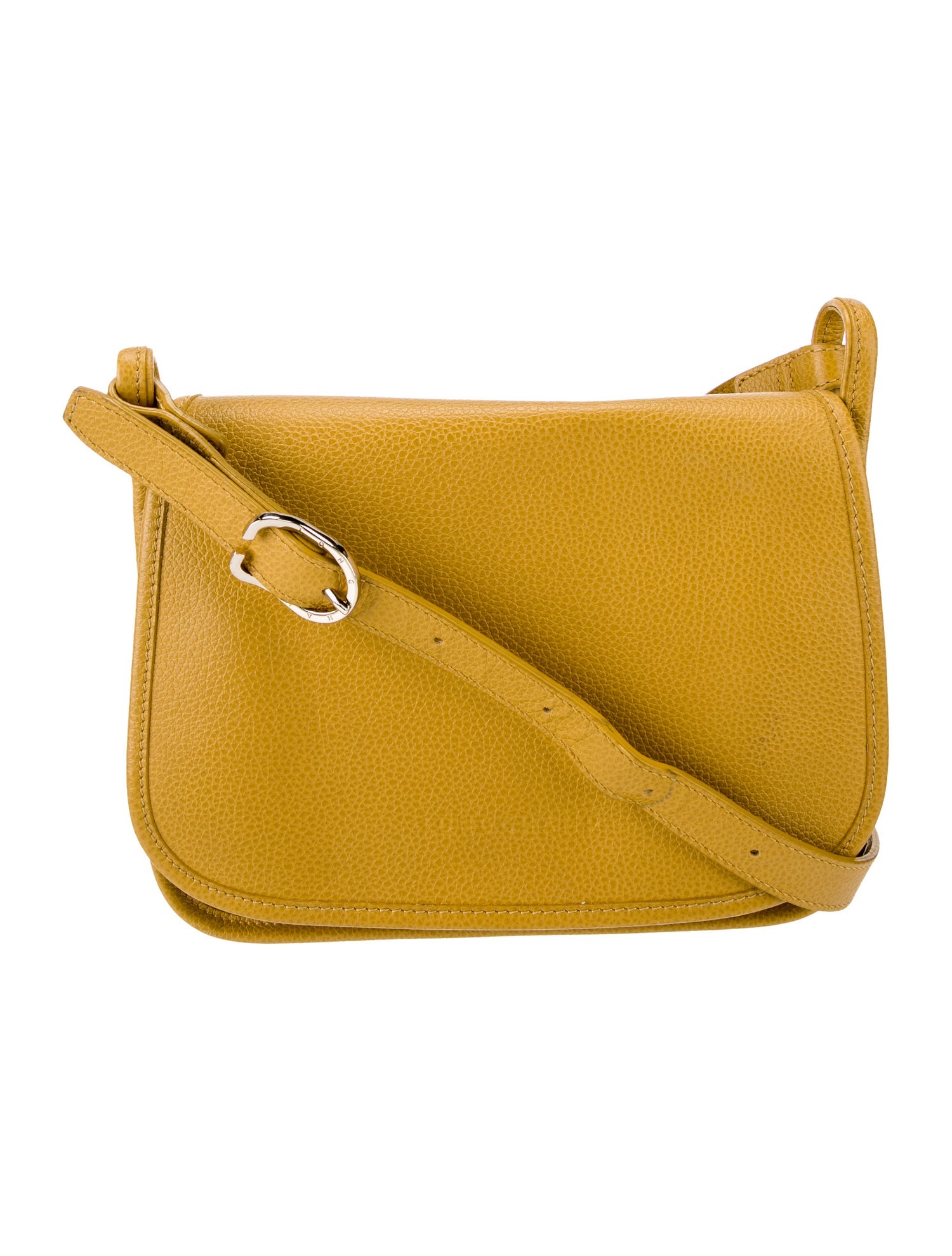 Longchamp Leather Messenger Bag