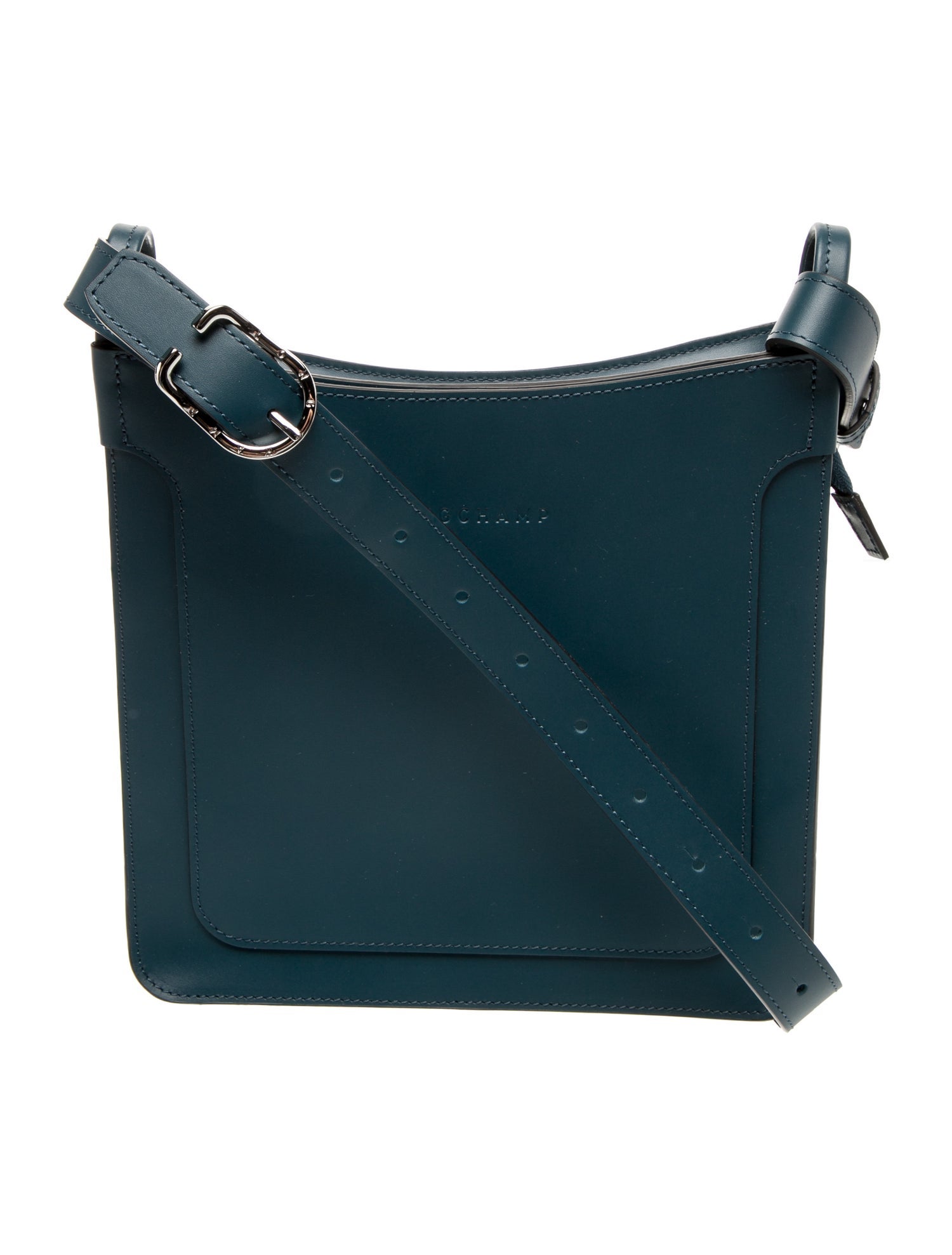 Longchamp Leather Messenger Bag