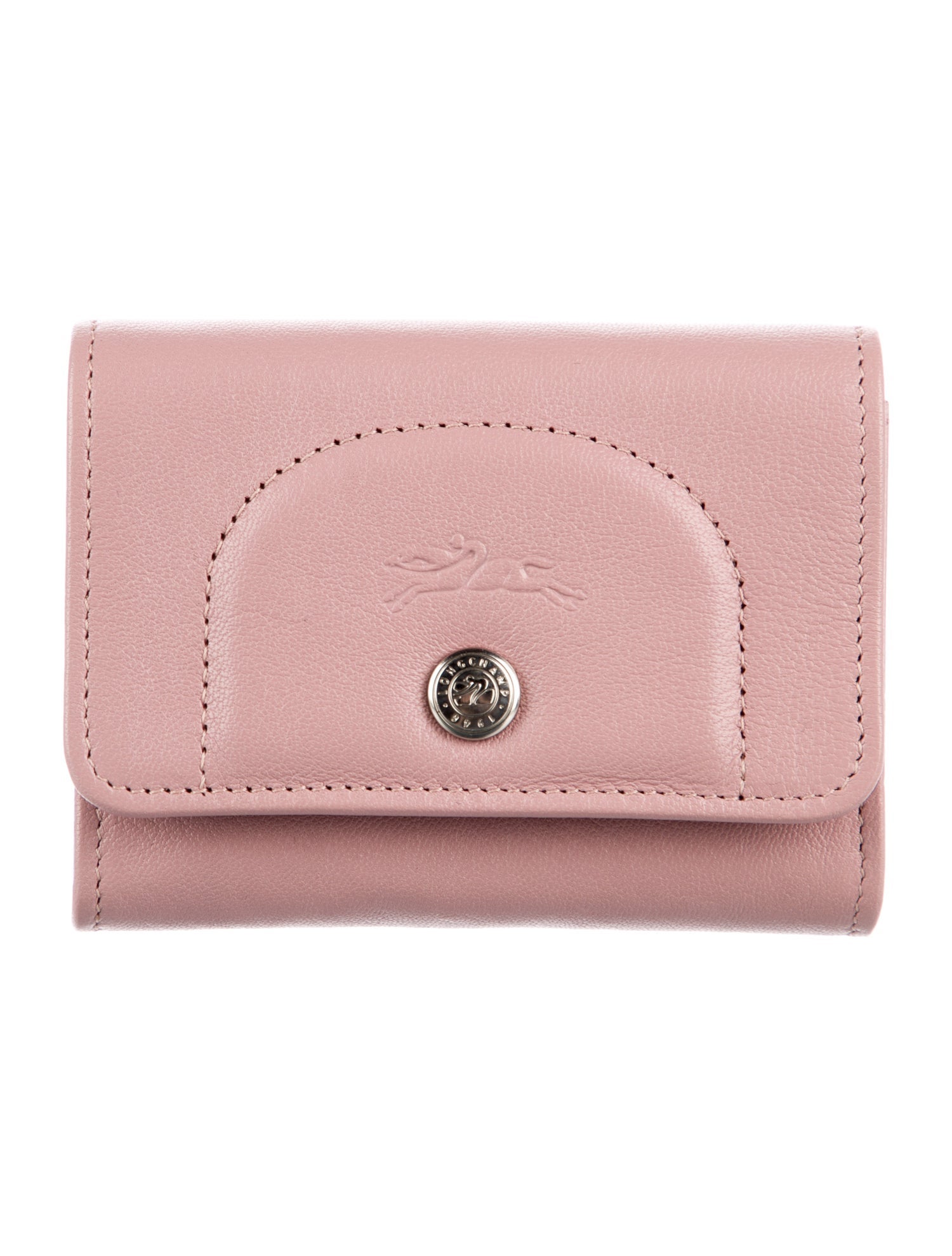 Longchamp Leather Compact Wallet