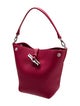 Longchamp Leather Bucket Bag