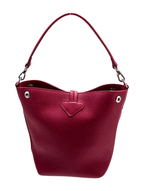 Longchamp Leather Bucket Bag