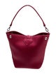 Longchamp Leather Bucket Bag