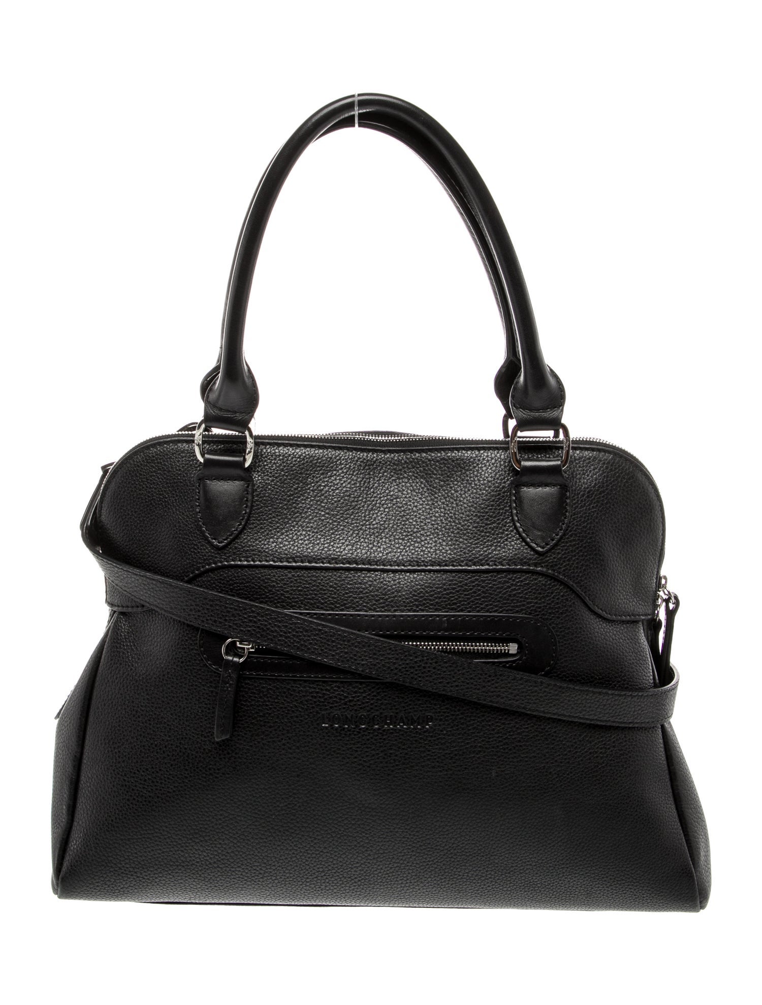 Longchamp Leather Top Handle Bag