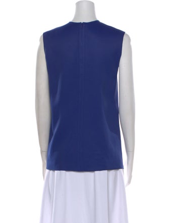 Longchamp Colorblock Pattern Crew Neck Top