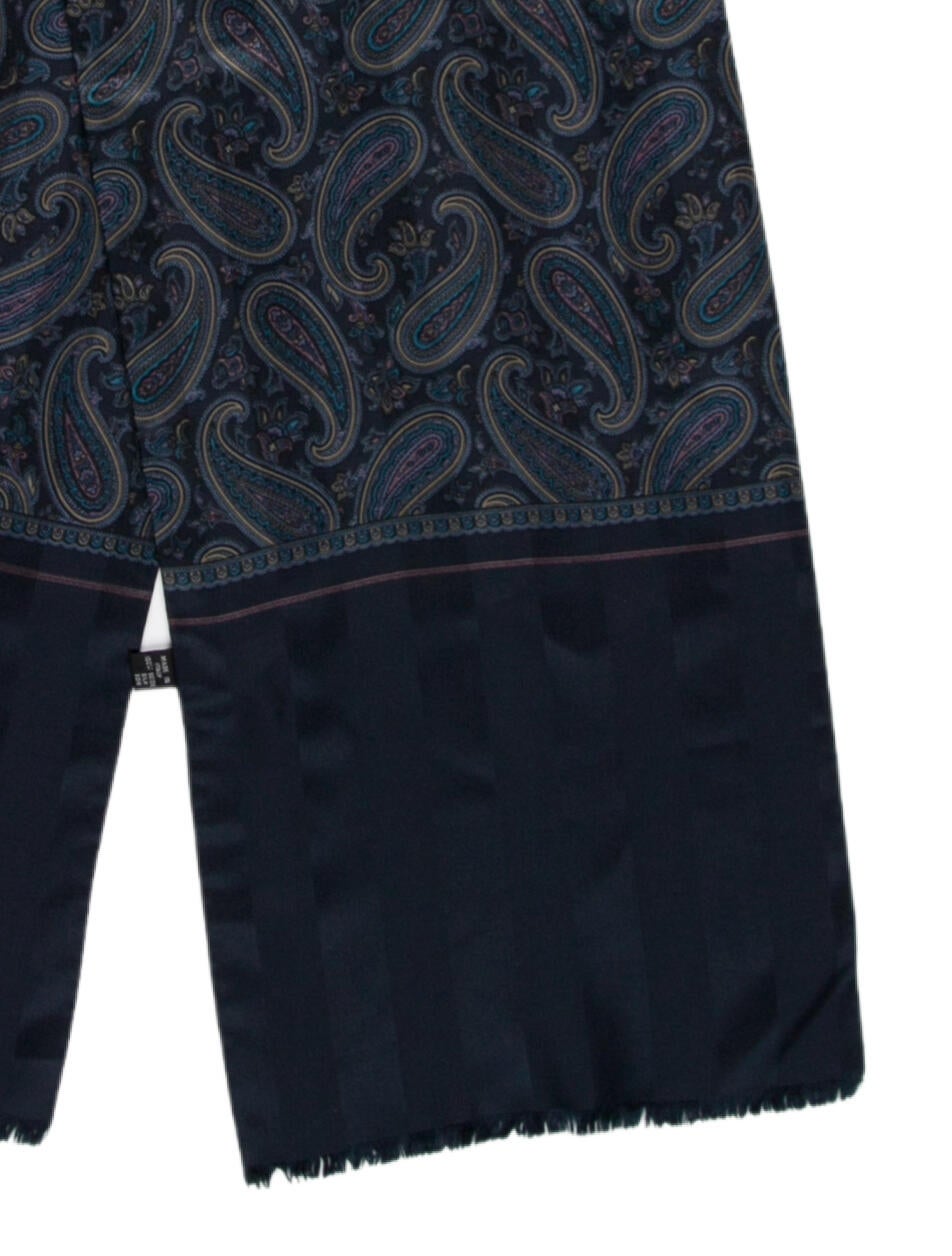 Longchamp Silk Printed Scarf