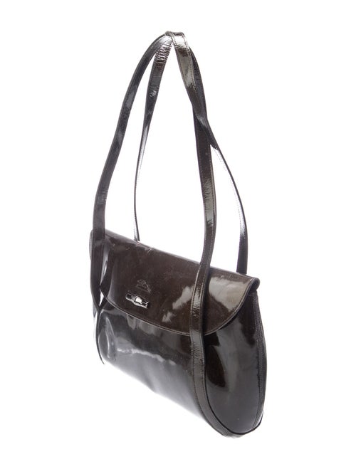 Longchamp Patent Leather Shoulder Bag