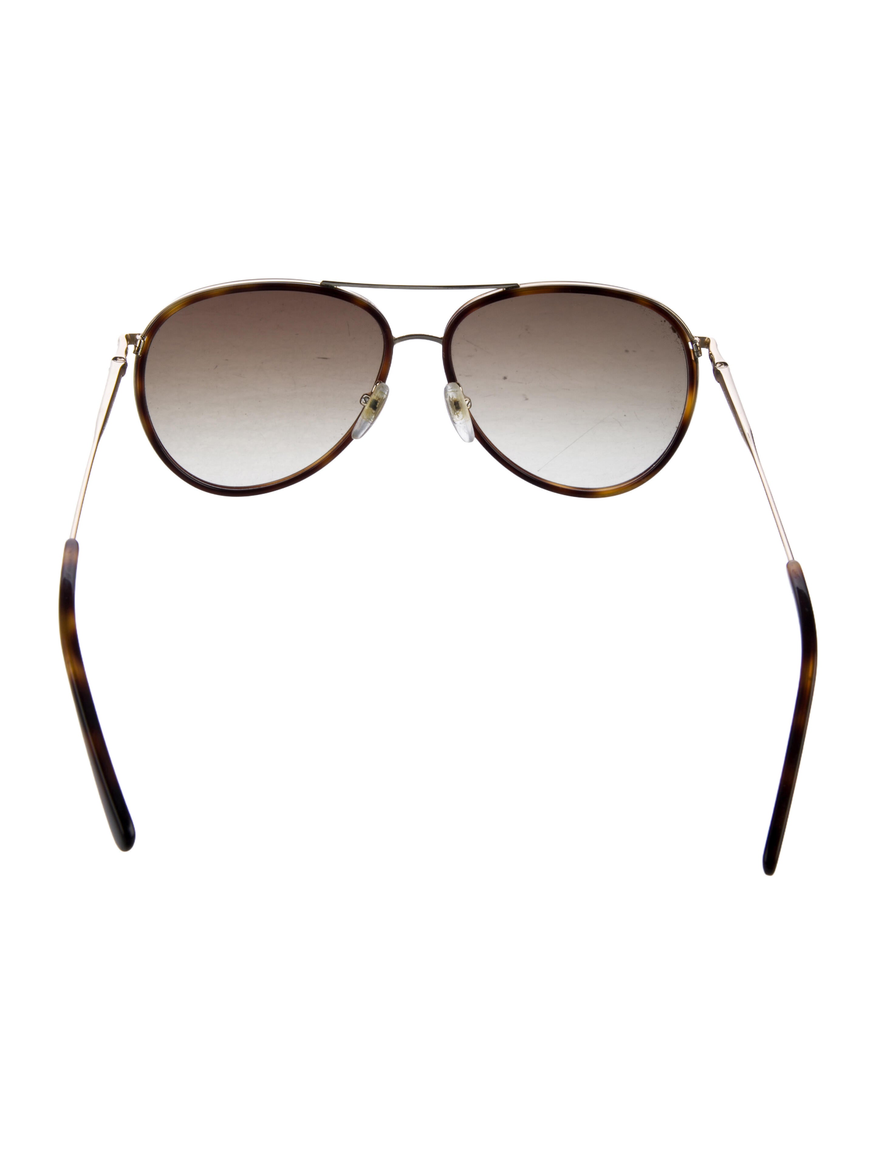 Longchamp Aviator Gradient Sunglasses