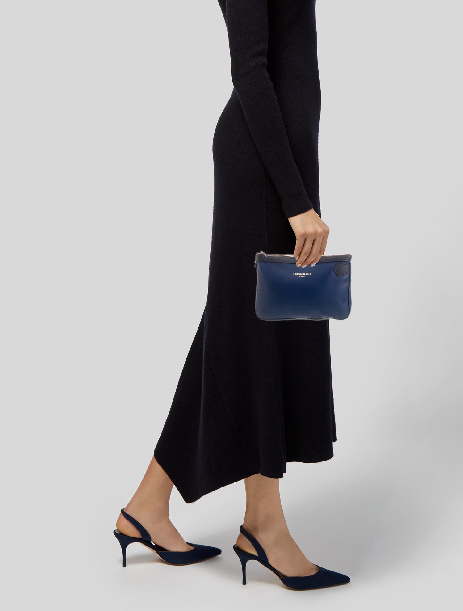 Longchamp Leather Clutch