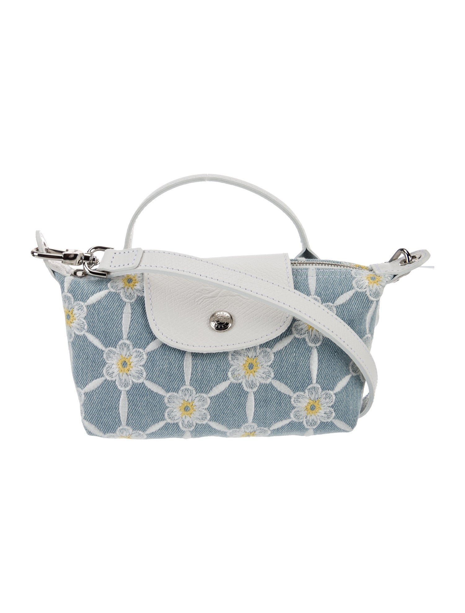 Longchamp Denim Le Pliage Mini