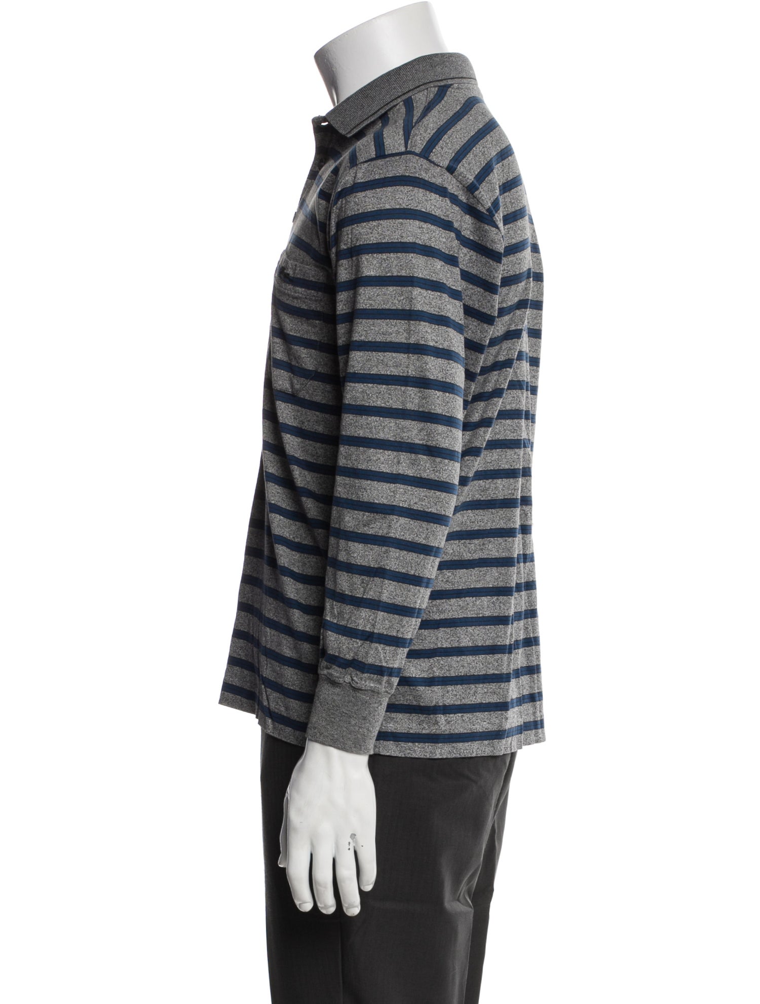 Longchamp Striped Long Sleeve Shirt