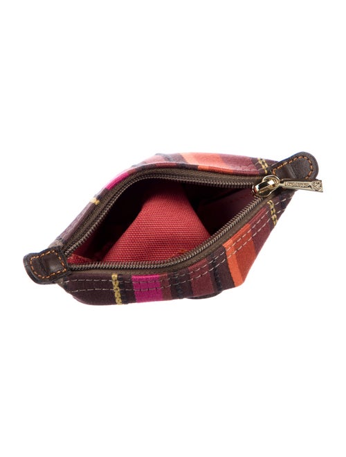 Longchamp Canvas Printed Coin Pouch