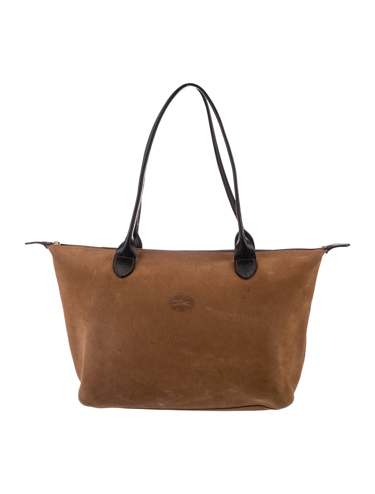 Longchamp Suede Shoulder Bag