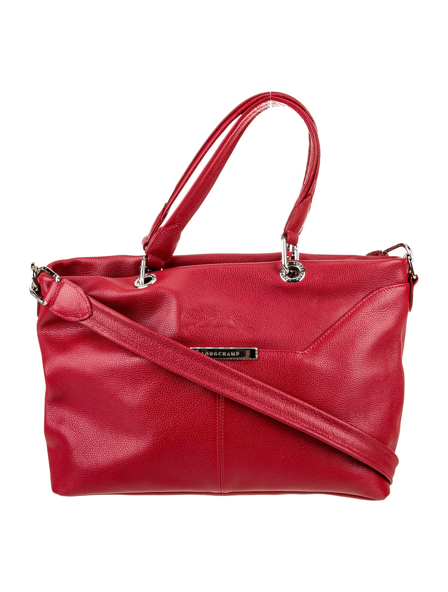 Longchamp Leather Top Handle Bag